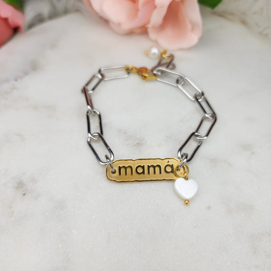 Pulsera clip mamá